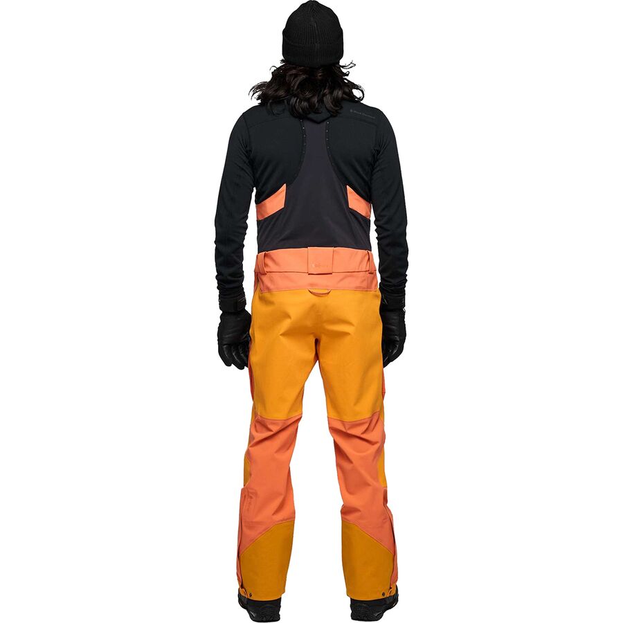 Black Diamond Recon Pro Stretch Bib Pant - Men's BD Orange/Flame Orange