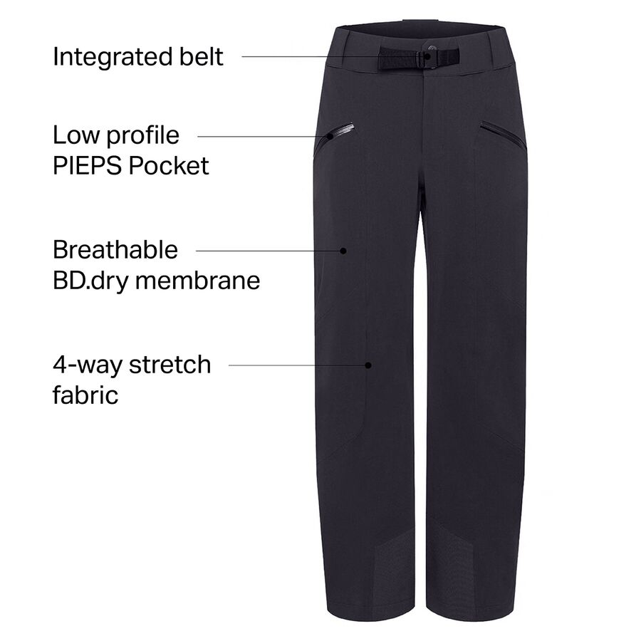 Black Diamond Recon Stretch Ski Pant - Men's Carbon