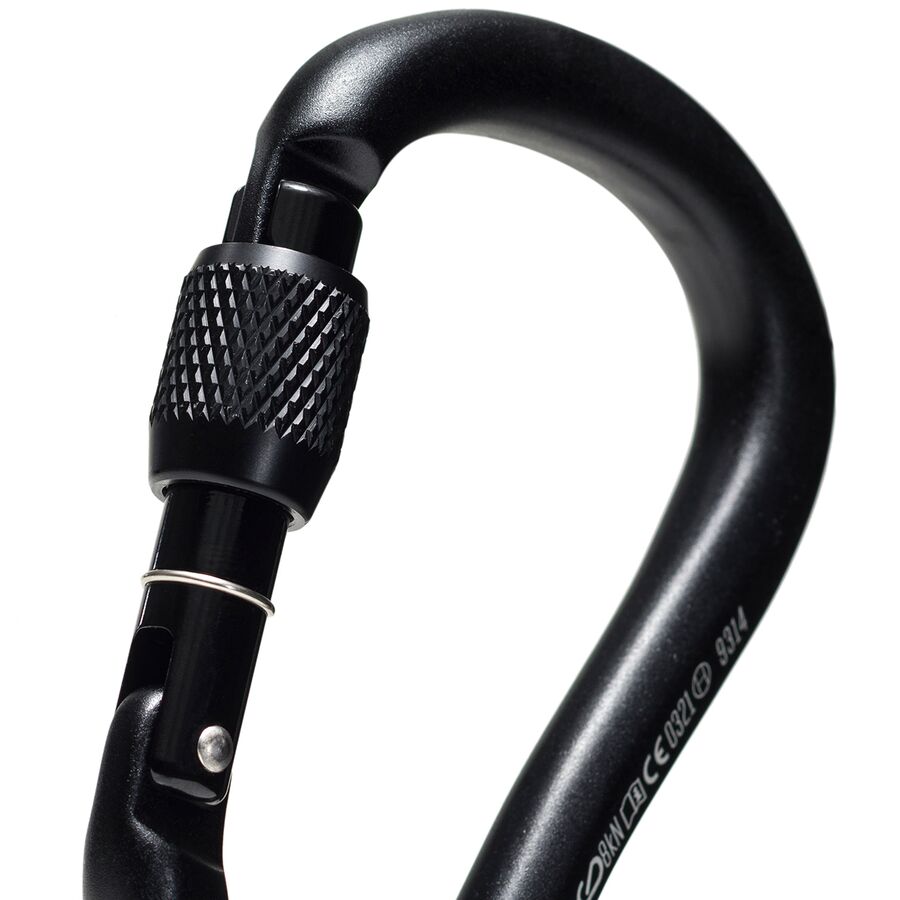 Black Diamond RockLock Screwgate Carabiner Black