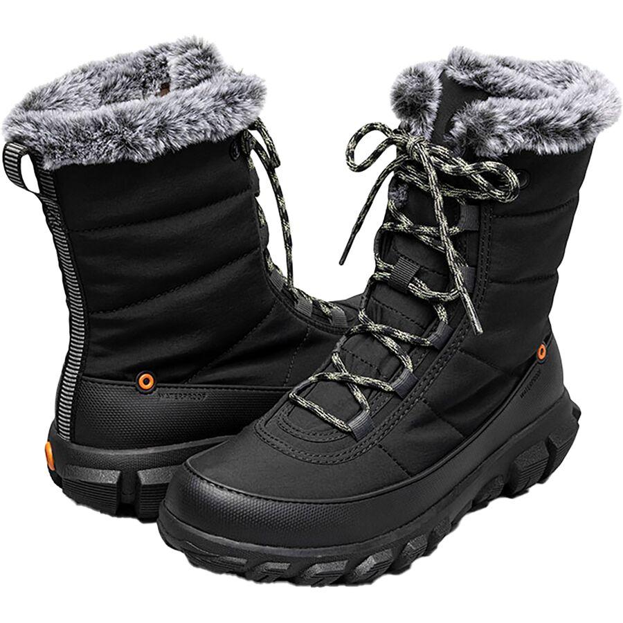 Bogs Cedar Quilt Lace Boot - Women's Black
