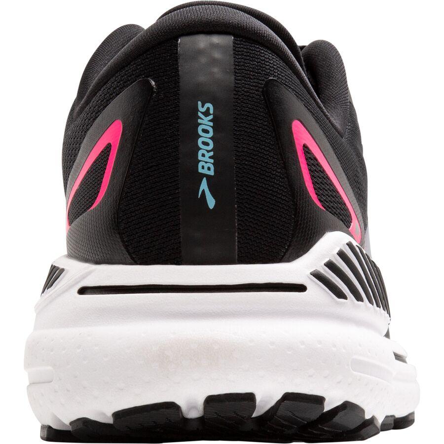 Brooks Adrenaline GTS 23 GTX Running Shoe - Women's Black/Knockout Pink/Aqua
