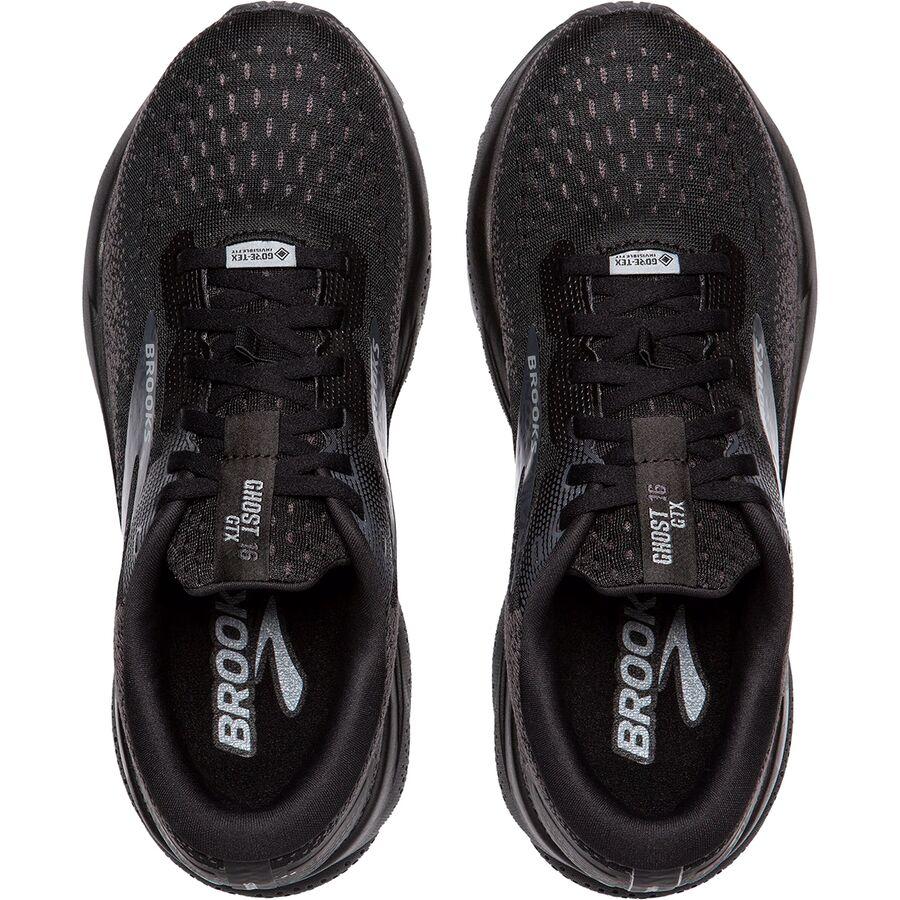 Brooks Ghost 16 GTX Running Shoe - Men's Black/Black/Ebony