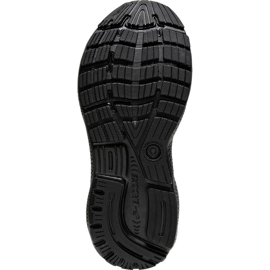 Brooks Ghost 16 Wide Shoe - Men's Black/Black/Ebony