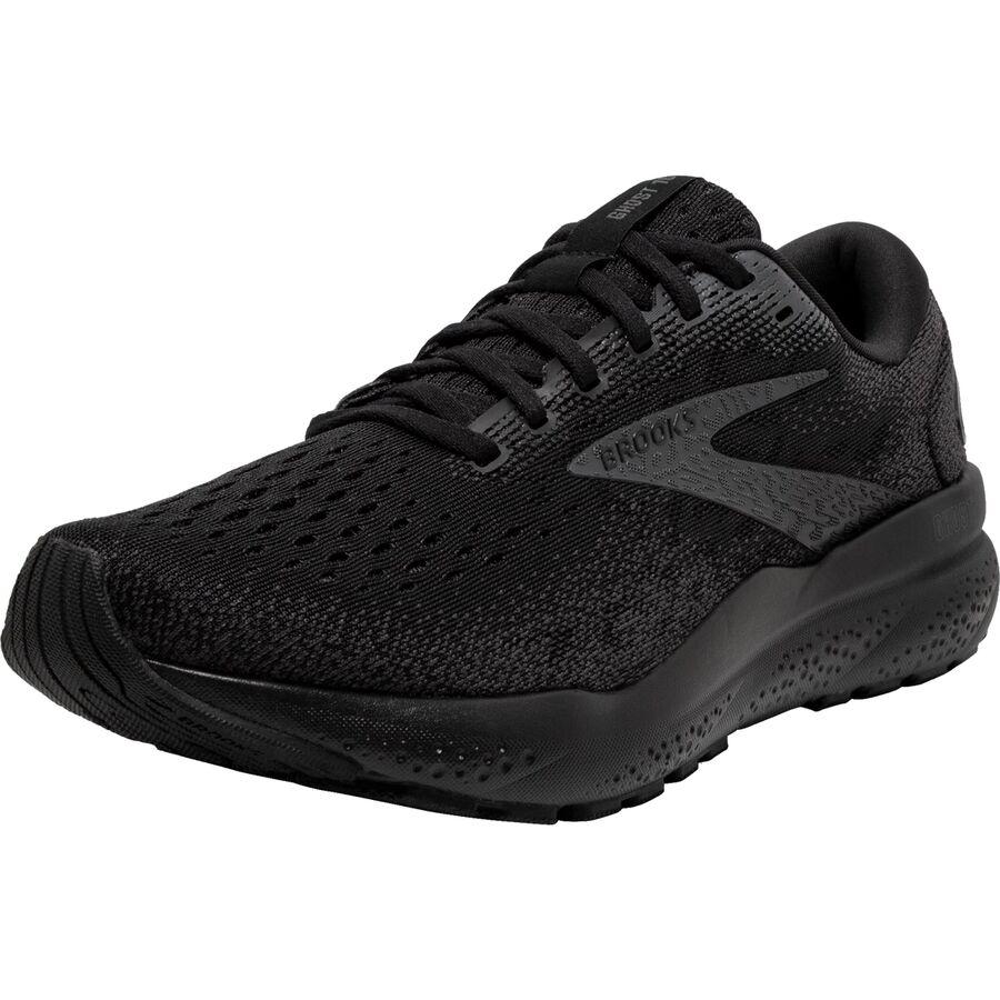 Brooks Ghost 16 Wide Shoe - Women's Black/Black/Ebony
