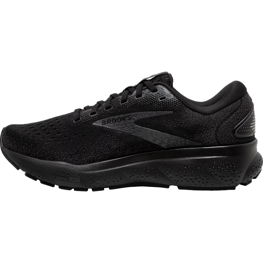 Brooks Ghost 16 Wide Shoe - Women's Black/Black/Ebony