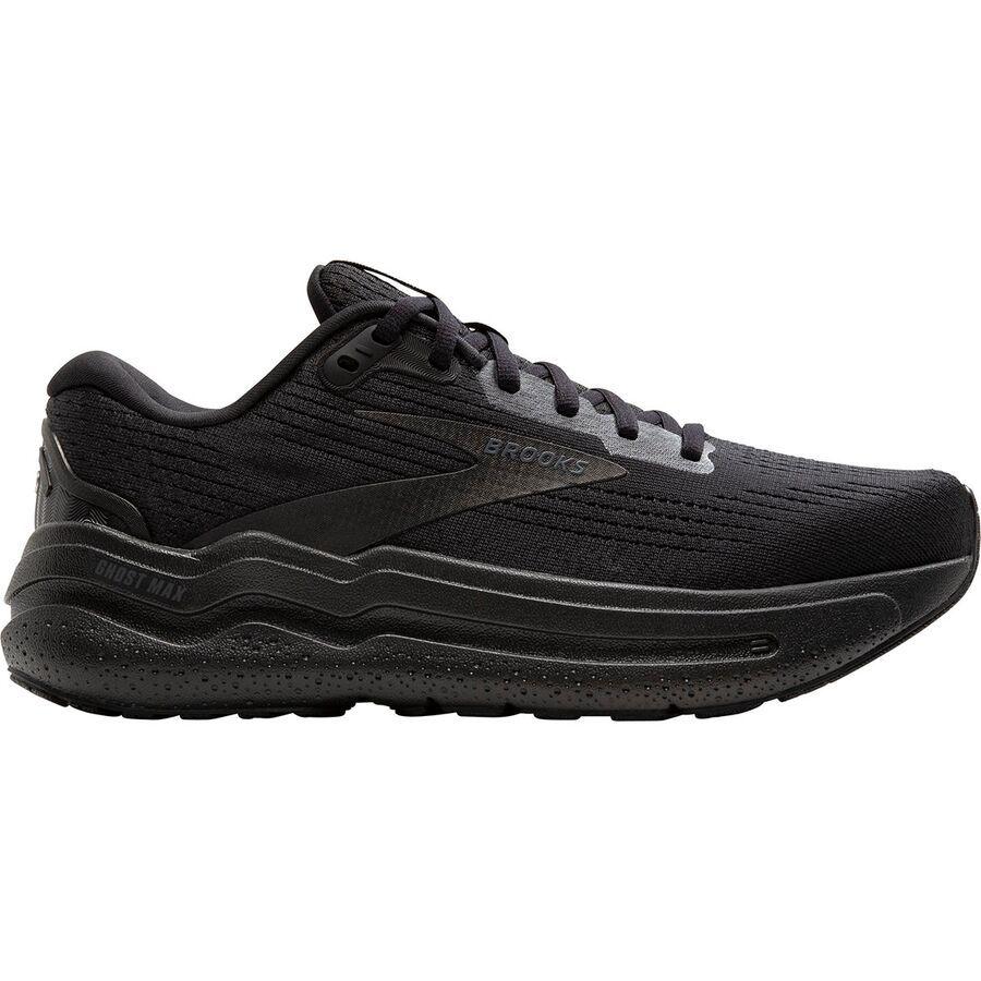 Brooks Ghost Max 2 Wide Running Shoe - Men's Black/Black/Ebony