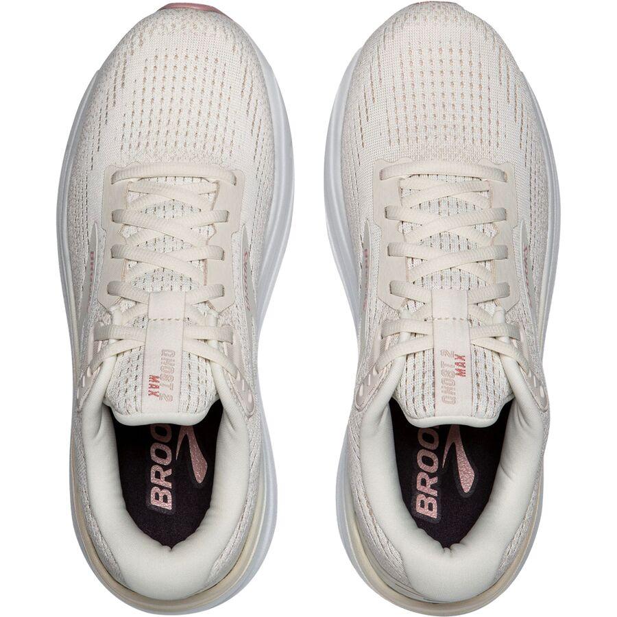 Brooks Ghost Max 2 Wide Running Shoe - Women's Coconut Milk/Gray/Zephyr