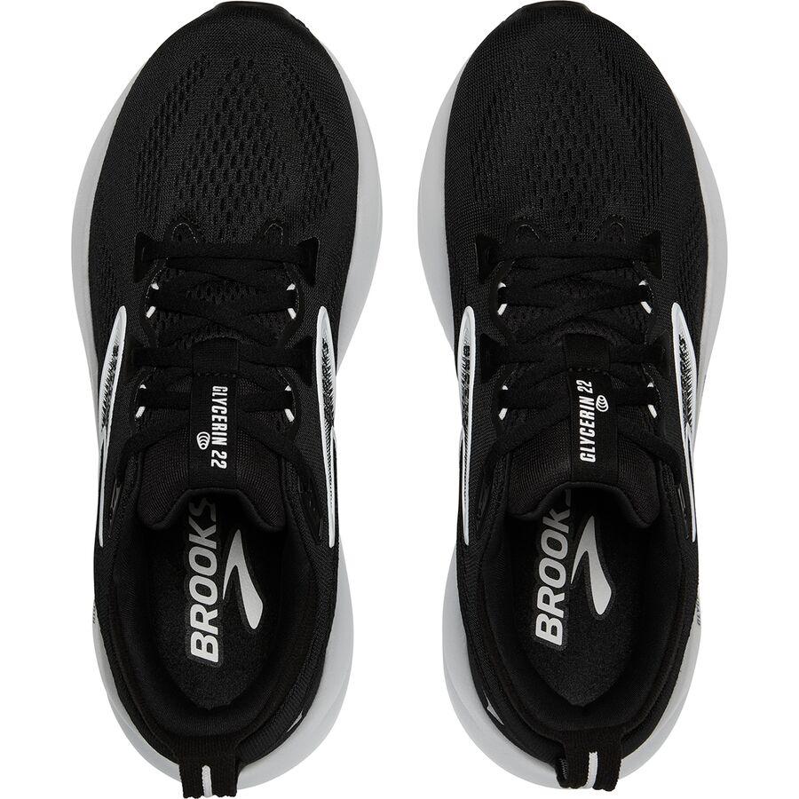 Brooks Glycerin 22 Shoe - Women's Black/Grey/White