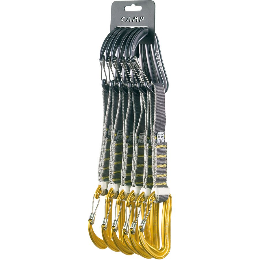 CAMP USA Dyon Express KS Quickdraw - 6-Pack Gun Metal/Yellow