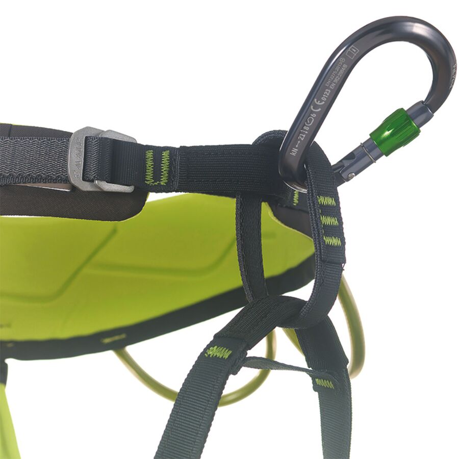 CAMP USA Nimbus Locking Carabiner Gunmetal/Blue
