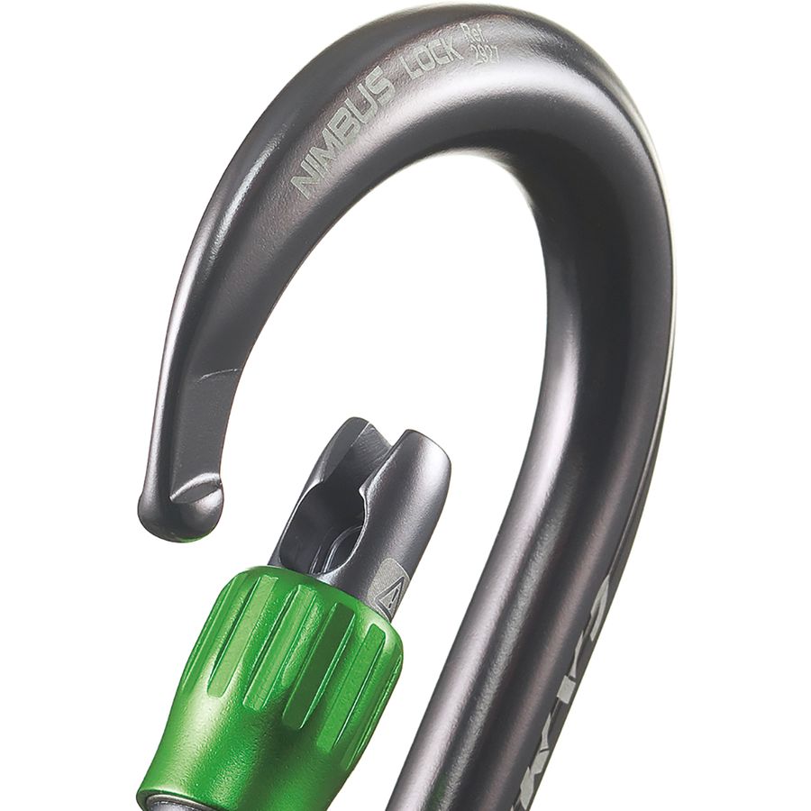 CAMP USA Nimbus Locking Carabiner Gunmetal/Blue