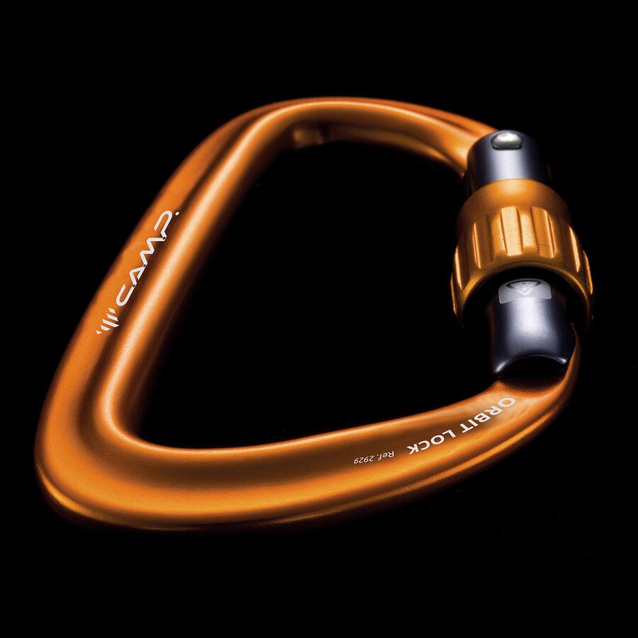 CAMP USA Orbit Locking Carabiner Orange