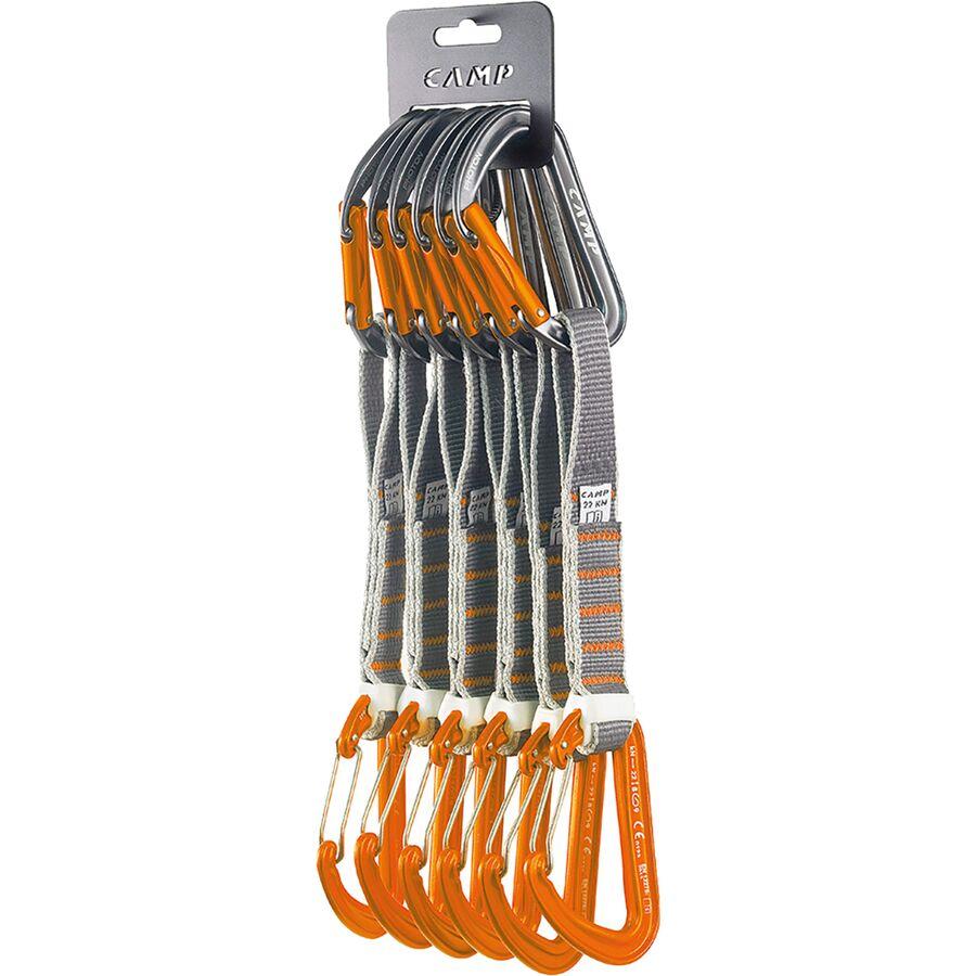 CAMP USA Photon Mixed Express KS Quickdraw - 6-Pack Gun Metal/Orange