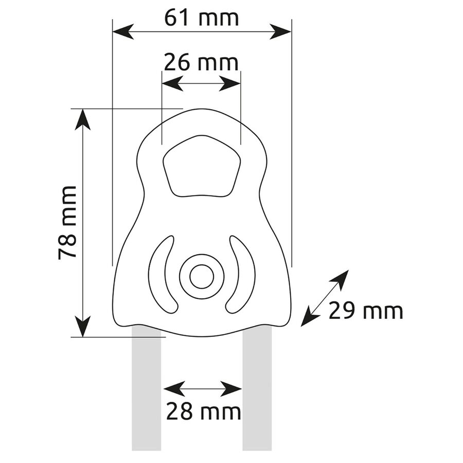 CAMP USA Tethys Pro Small Mobile Pulley One Color