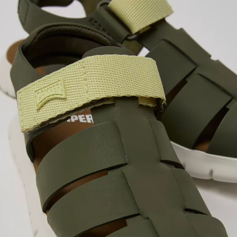 Camper Oruga T-Strap Sandal - Toddlers' Green