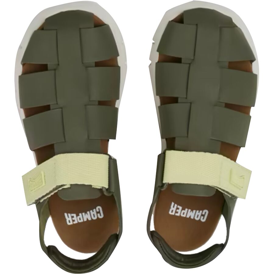 Camper Oruga T-Strap Sandal - Toddlers' Green