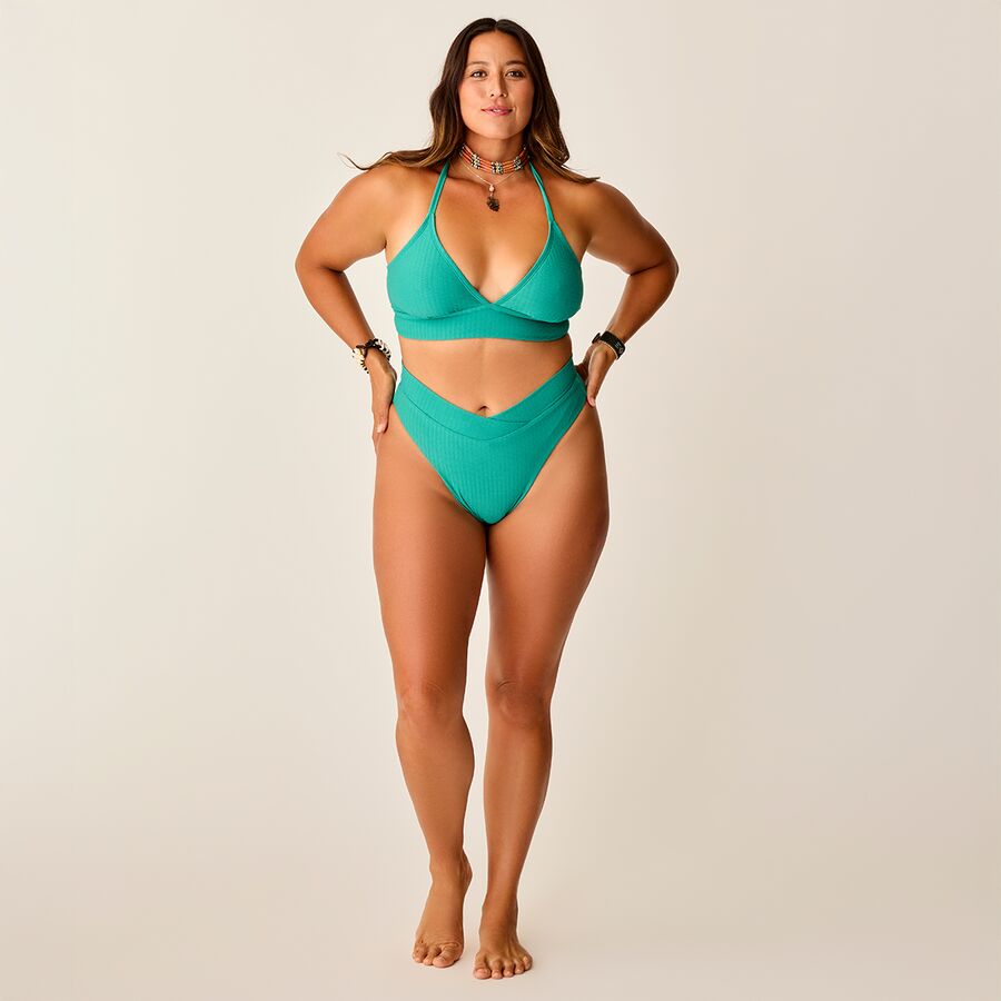 Carve Designs Dahlia Bikini Top - Women's Jade Texture
