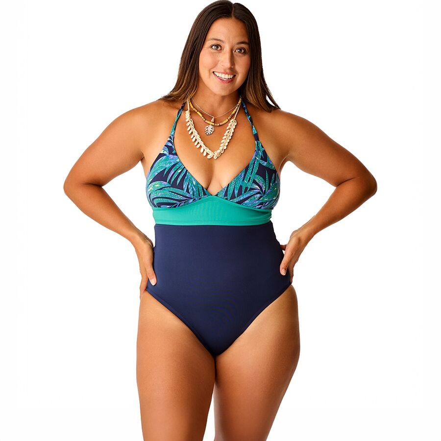 Carve Designs Dahlia One-Piece Swimsuit - Women's Blue Oasis/Navy