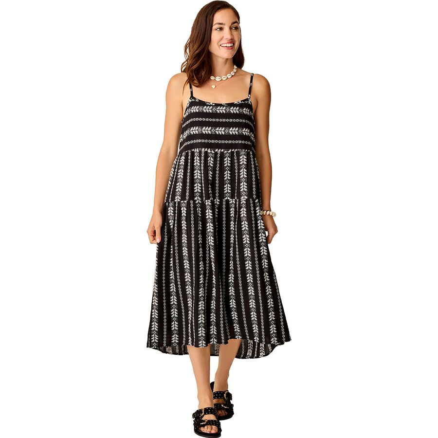 Carve Designs Jacey Textured Dress - Women's Black Embroidered
