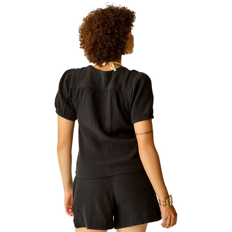Carve Designs Milo Gauze Top - Women's Black