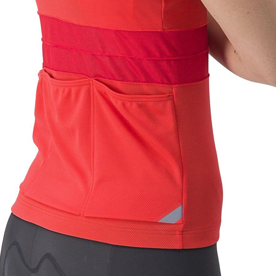 Castelli Anima 4 Sleeveless Jersey - Women's Hibiscus/Soft Orange