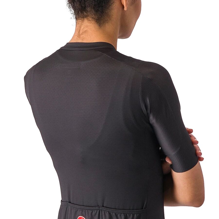 Castelli Espresso Jersey - Women's Hibiscus/Dark Gray