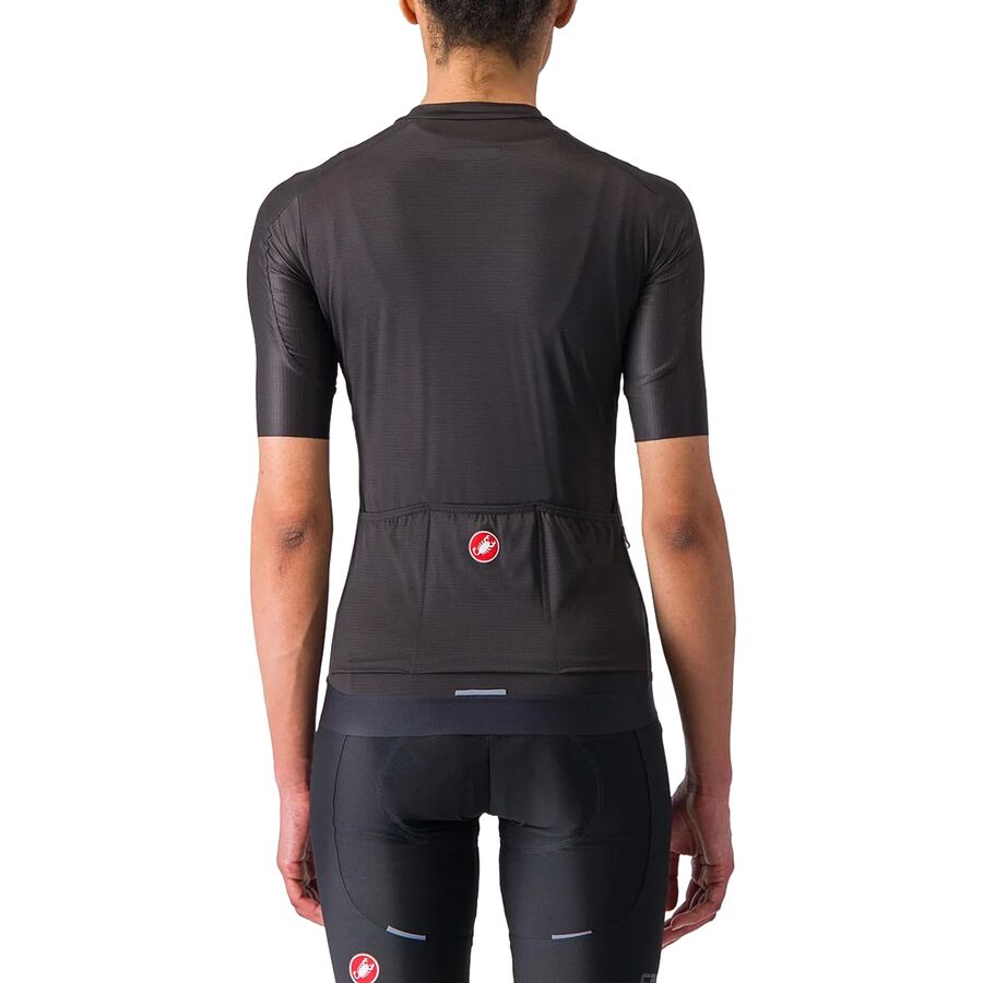 Castelli Espresso Jersey - Women's Hibiscus/Dark Gray