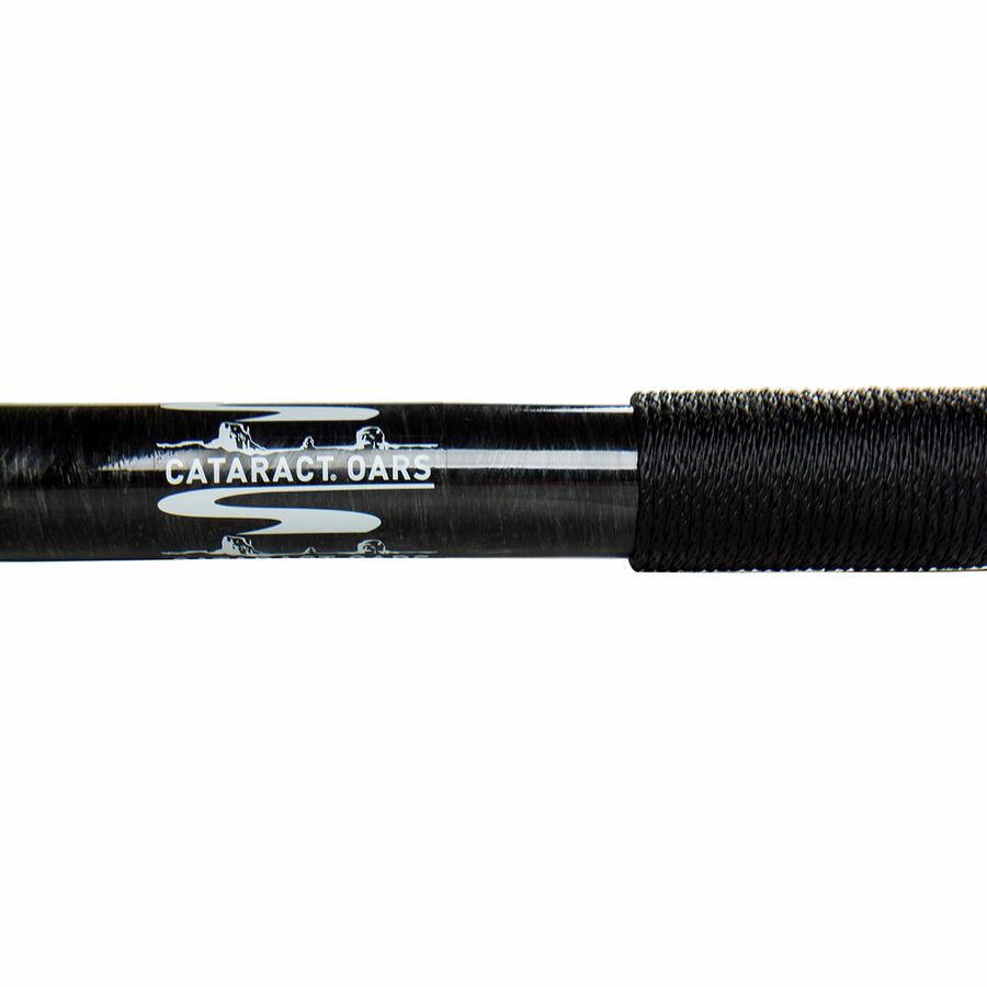 Cataract Oars SGG Oar Shaft (Counterbalance And Rope Wrap) Black