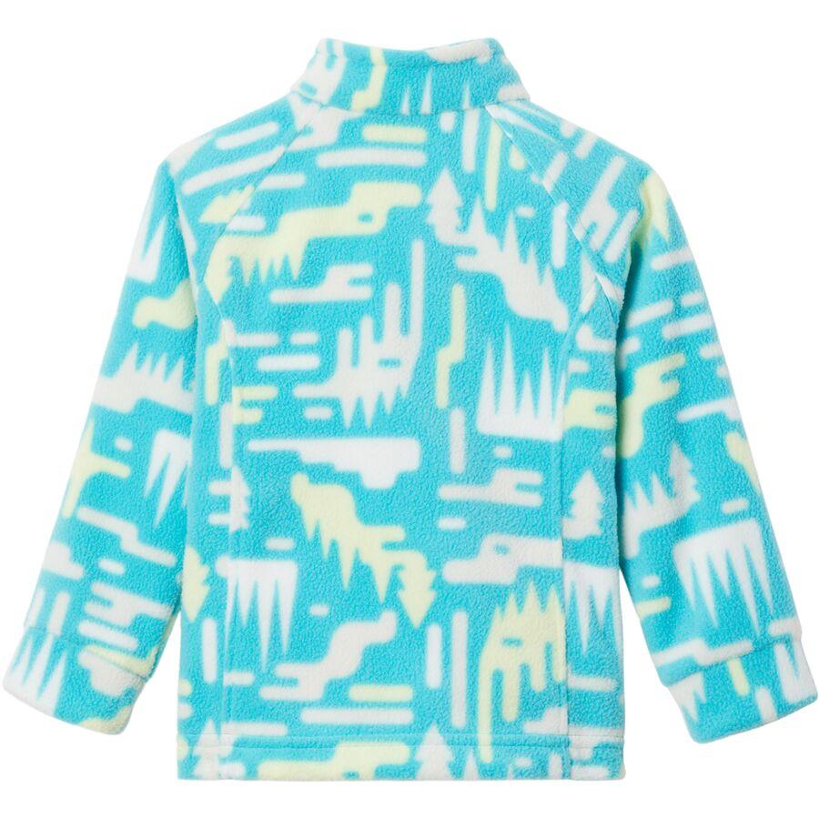 Columbia Benton Springs II Printed Fleece Jacket - Toddler Girls' Geyser Highland