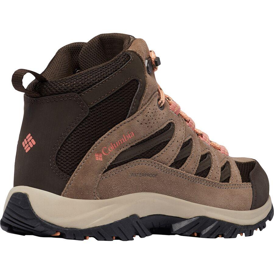 Columbia Crestwood Mid Waterproof Hiking Boot - Women's Cordovan/Mud