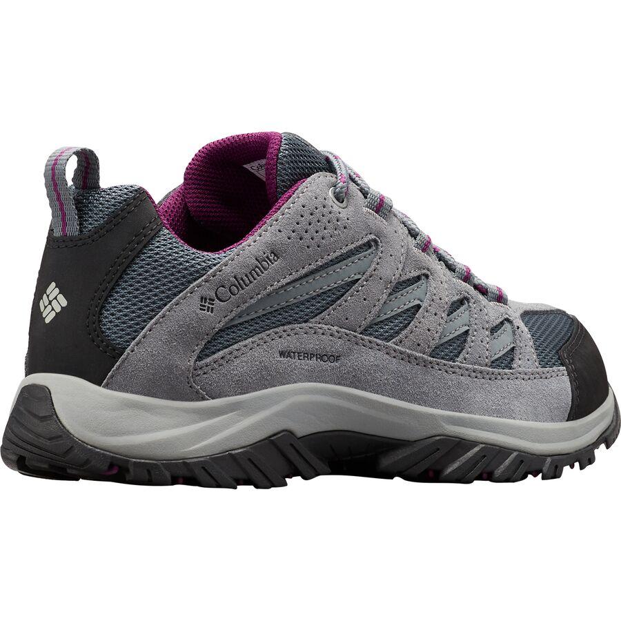 Columbia Crestwood Waterproof Hiking Shoe - Women's Graphite/Wild Iris