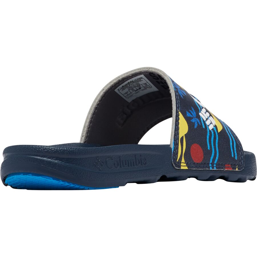 Columbia Hood River Slide - Kids' Collegiate Navy/White