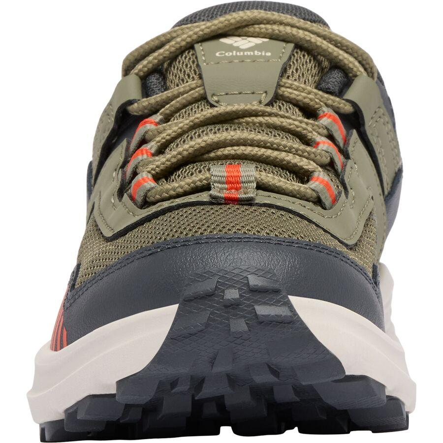 Columbia Konos Low Hiking Shoe - Kids' Stone Green/Red Quartz