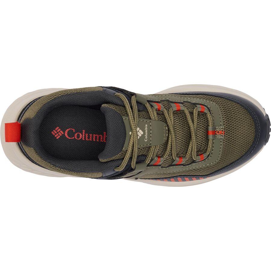 Columbia Konos Low Hiking Shoe - Kids' Stone Green/Red Quartz