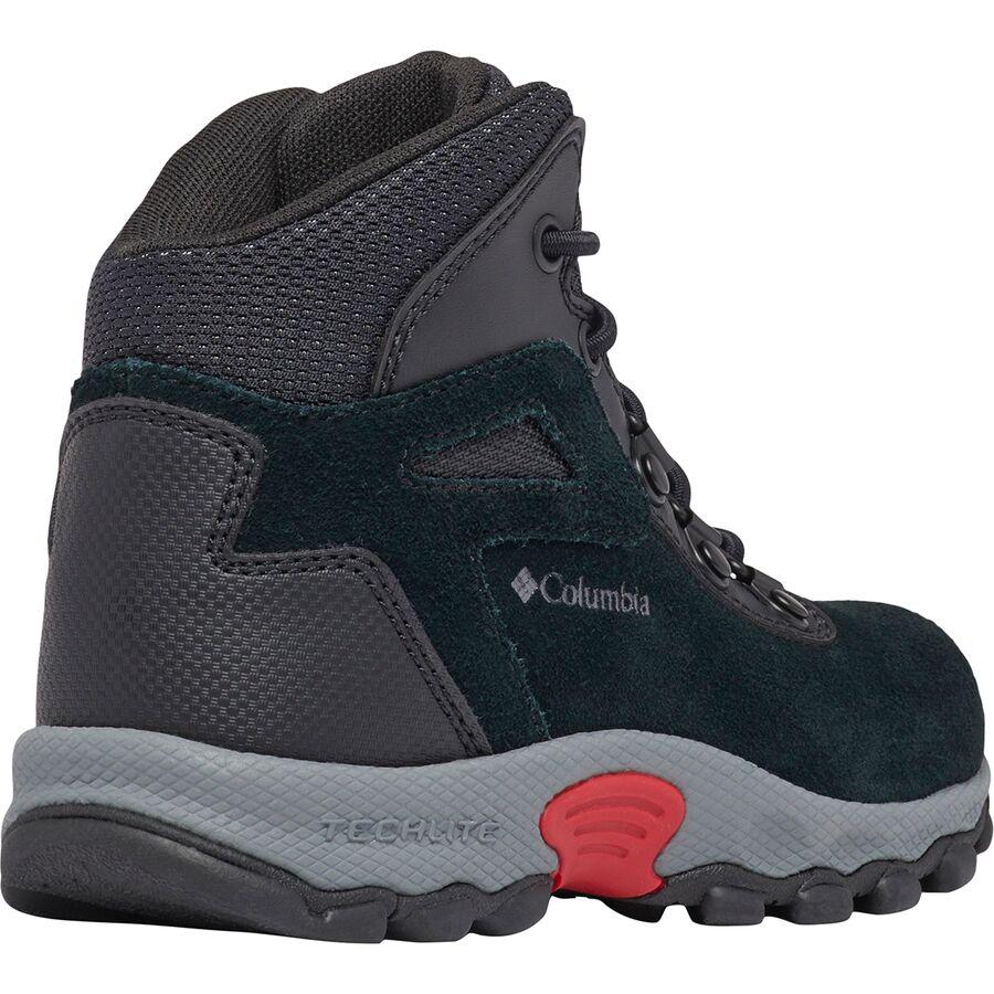 Columbia Newton Ridge Amped Boot - Little Kids' Black/Mountain Red
