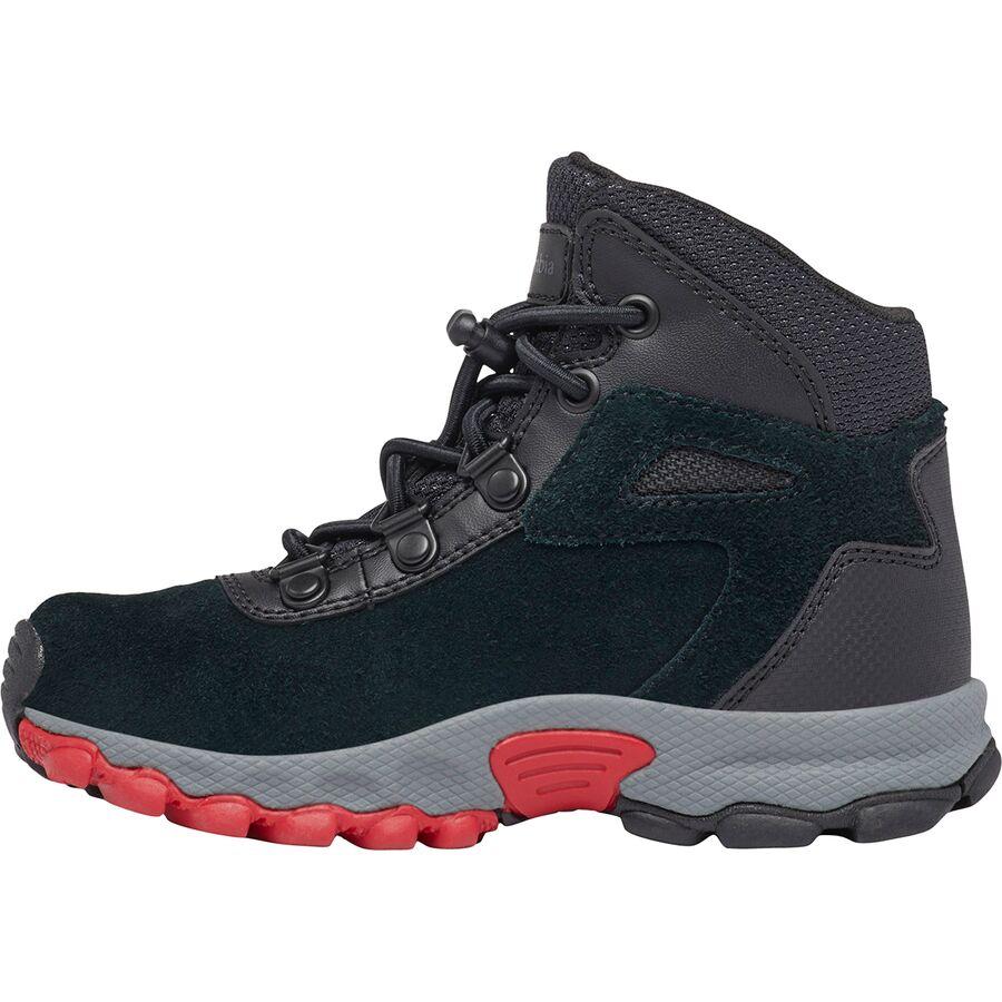 Columbia Newton Ridge Amped Boot - Little Kids' Black/Mountain Red
