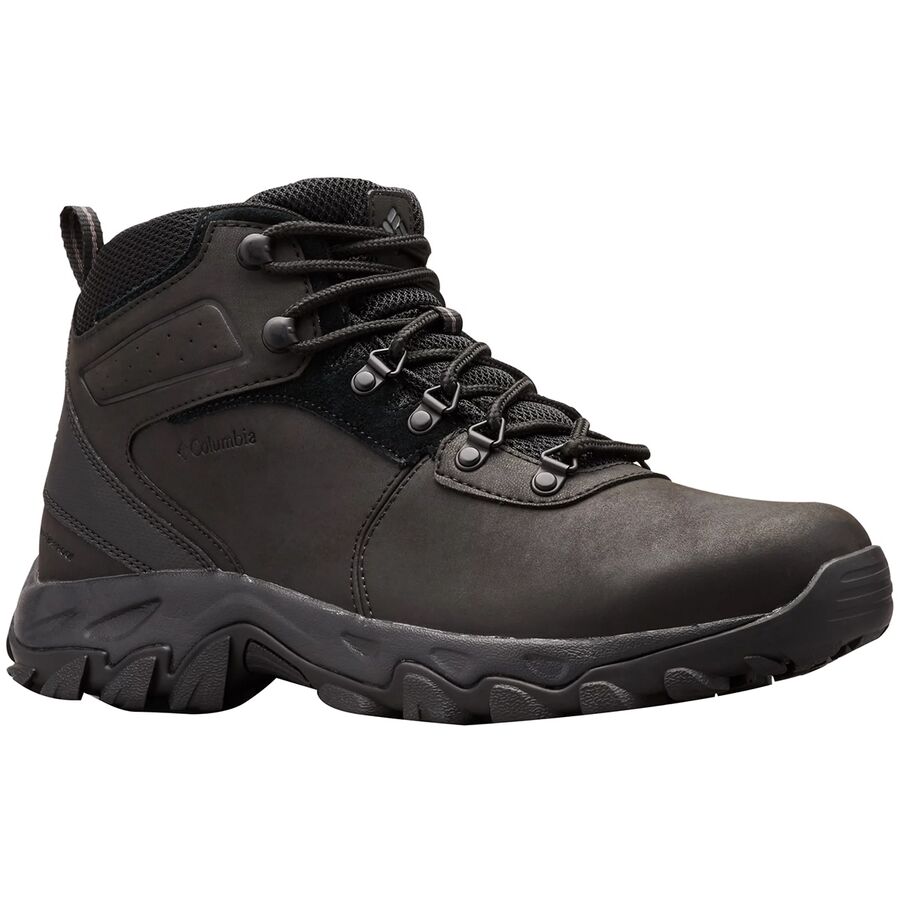 Columbia Newton Ridge Plus II Waterproof Wide Hiking Boot - Men's Black/Black2