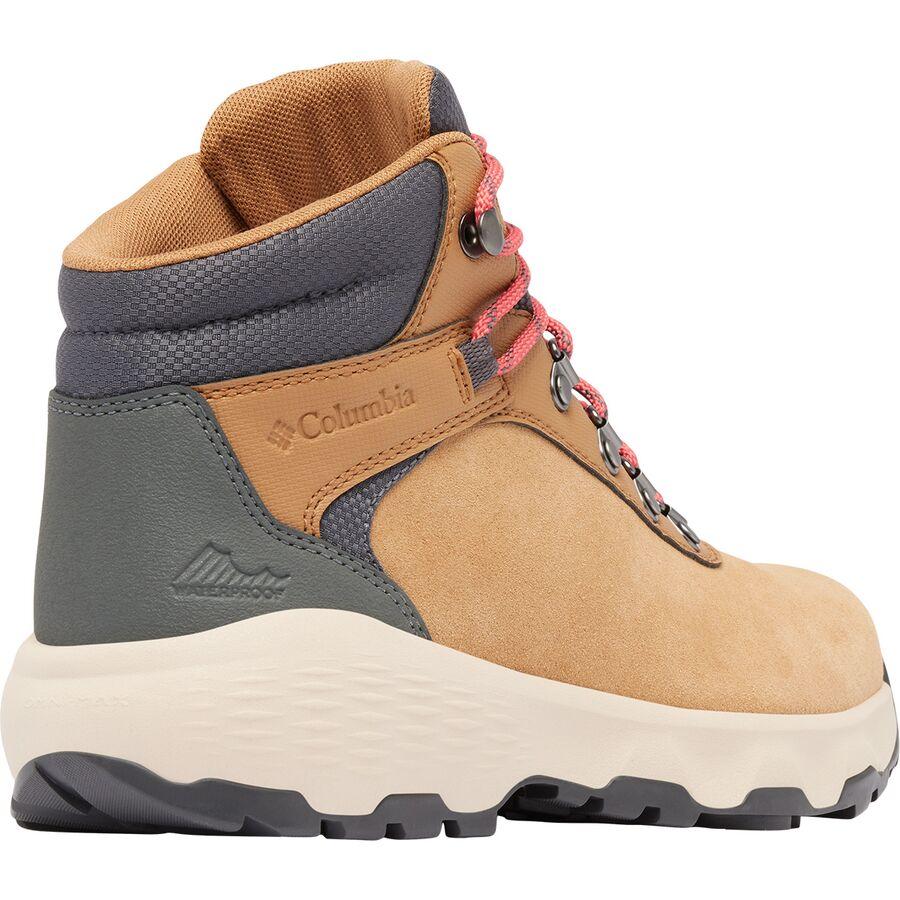 Columbia Newton Wander Wide Hiking Boot - Women's Elk/Sunset Red