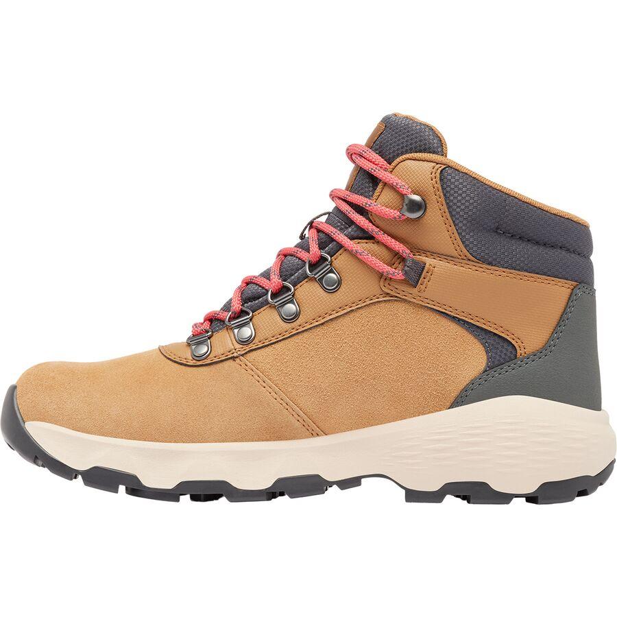 Columbia Newton Wander Wide Hiking Boot - Women's Elk/Sunset Red