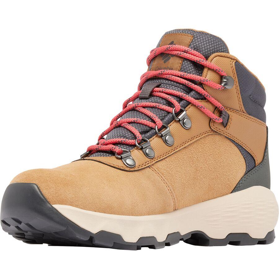 Columbia Newton Wander Wide Hiking Boot - Women's Elk/Sunset Red