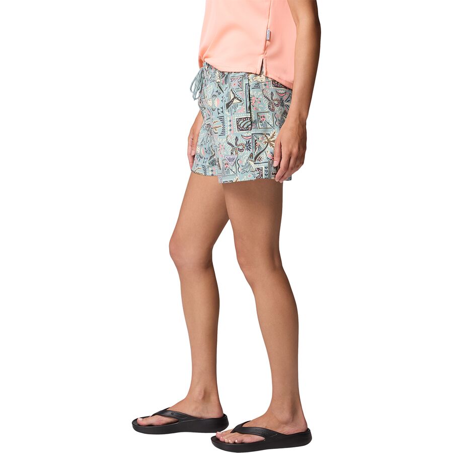 Columbia Rugged Water 3in Printed Short - Women's Crushed Blue Bajabound