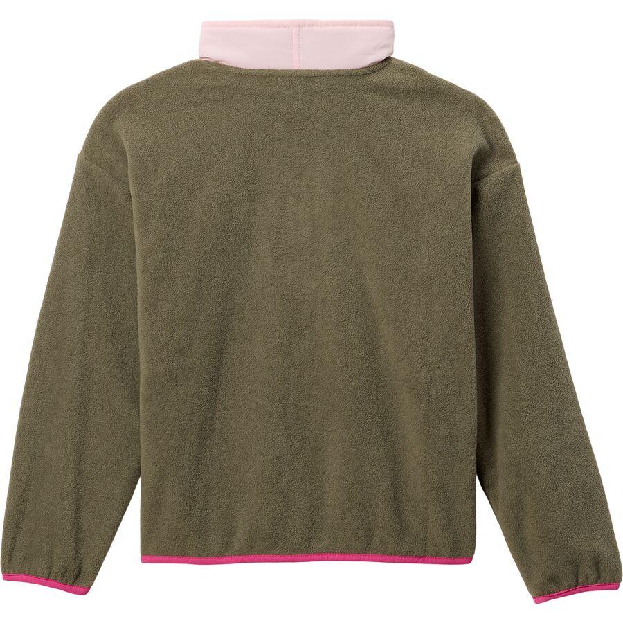Columbia Sequoia Grove Full-Zip Fleece Jacket - Girls' Stone Green/Satin Pink