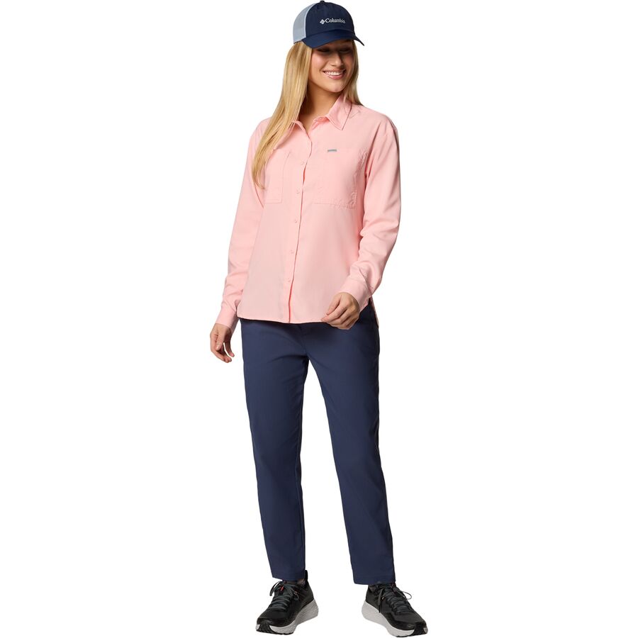 Columbia Silver Ridge Utility Long-Sleeve Shirt - Women's Pink Sand