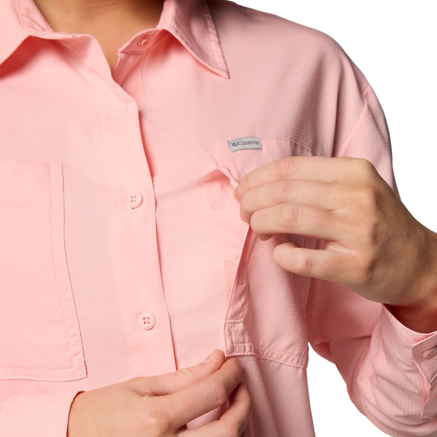 Columbia Silver Ridge Utility Long-Sleeve Shirt - Women's Pink Sand