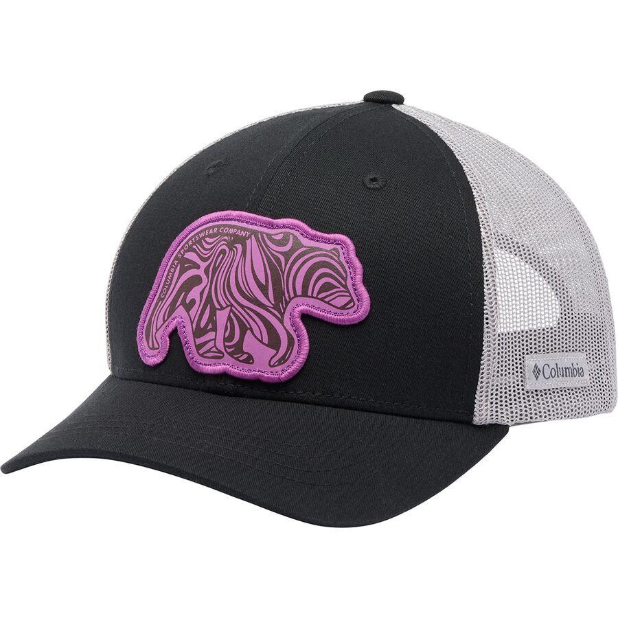 Columbia Snapback Hat - Kids' Black/Columbia Grey/Bear Swirl