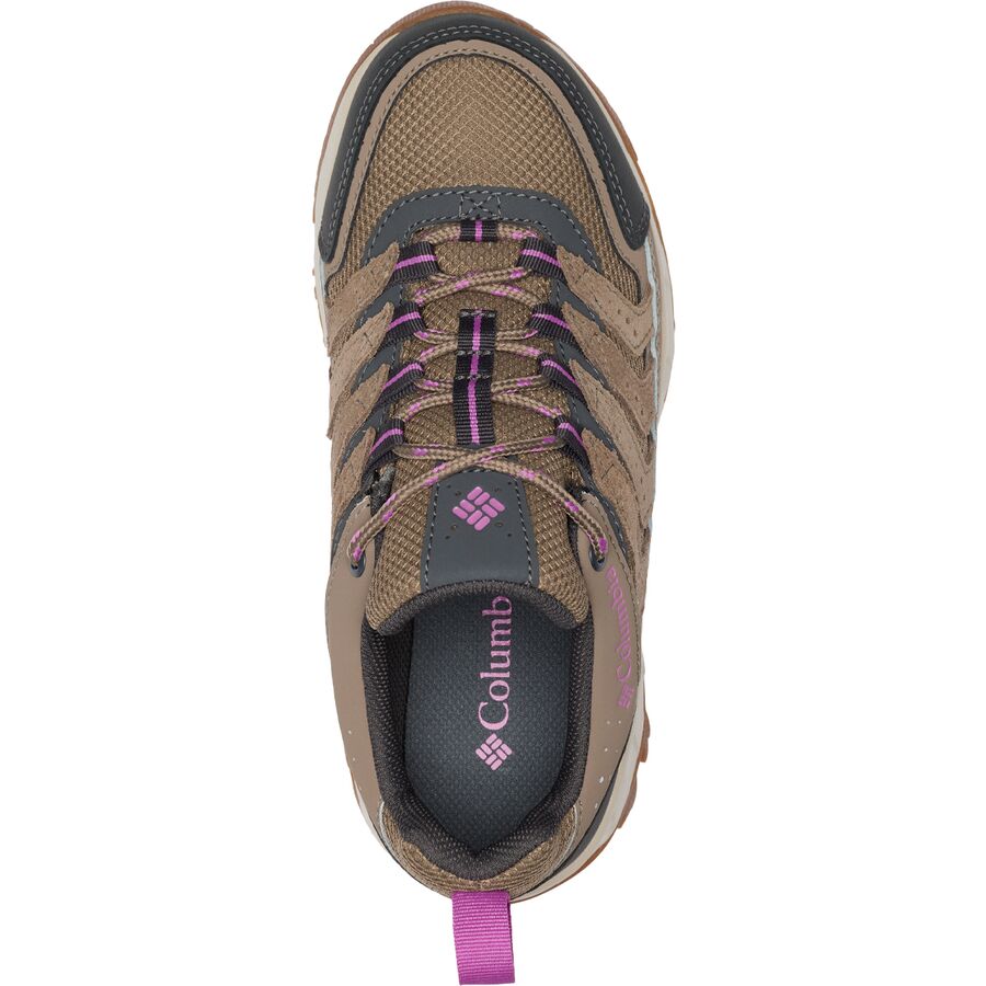 Columbia Strata Trail Low WP Shoe - Women's Wet Sand/Berry Patch