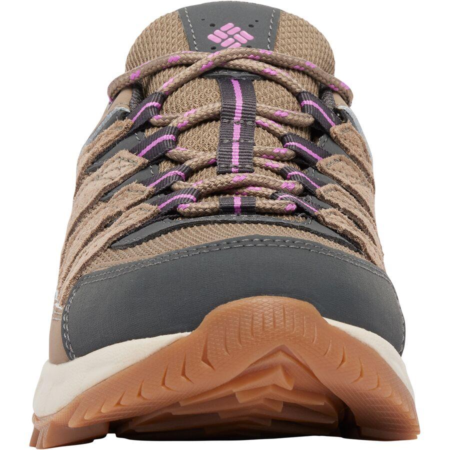 Columbia Strata Trail Low WP Shoe - Women's Wet Sand/Berry Patch