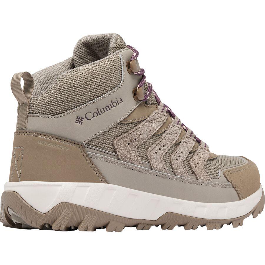 Columbia Strata Trail Mid WP Shoe - Women's Kettle/Blush Rose