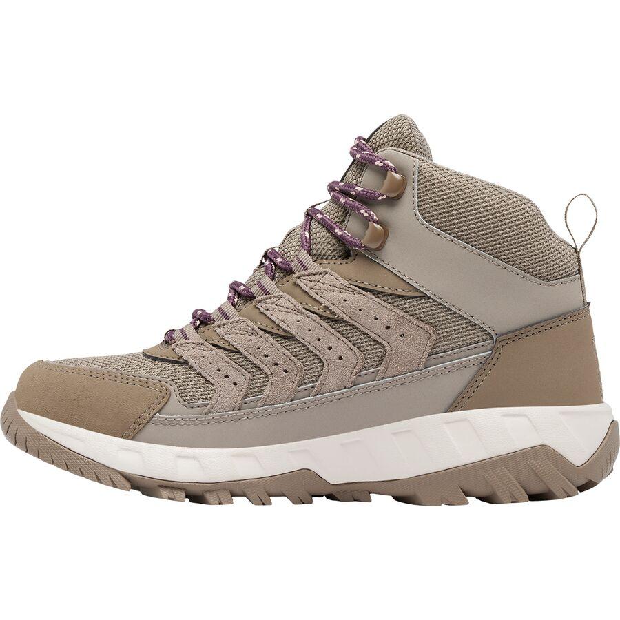 Columbia Strata Trail Mid WP Shoe - Women's Kettle/Blush Rose