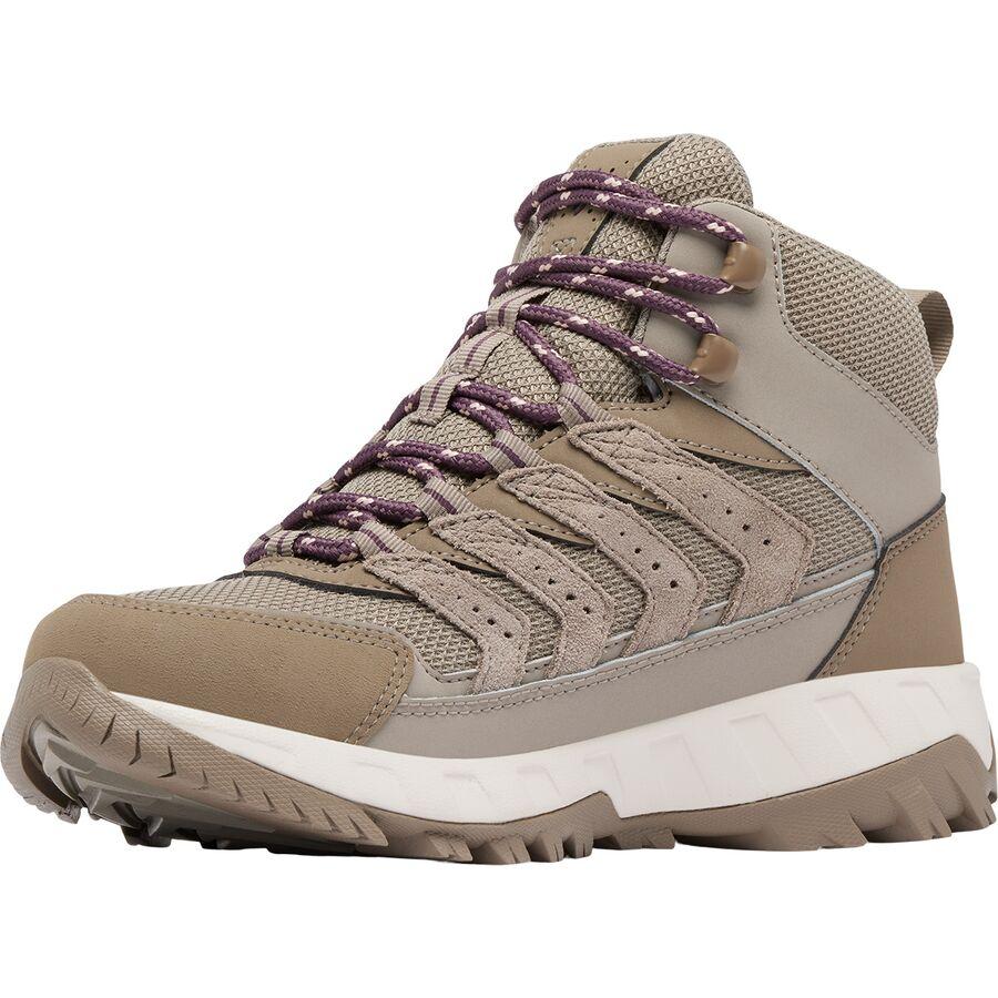 Columbia Strata Trail Mid WP Shoe - Women's Kettle/Blush Rose